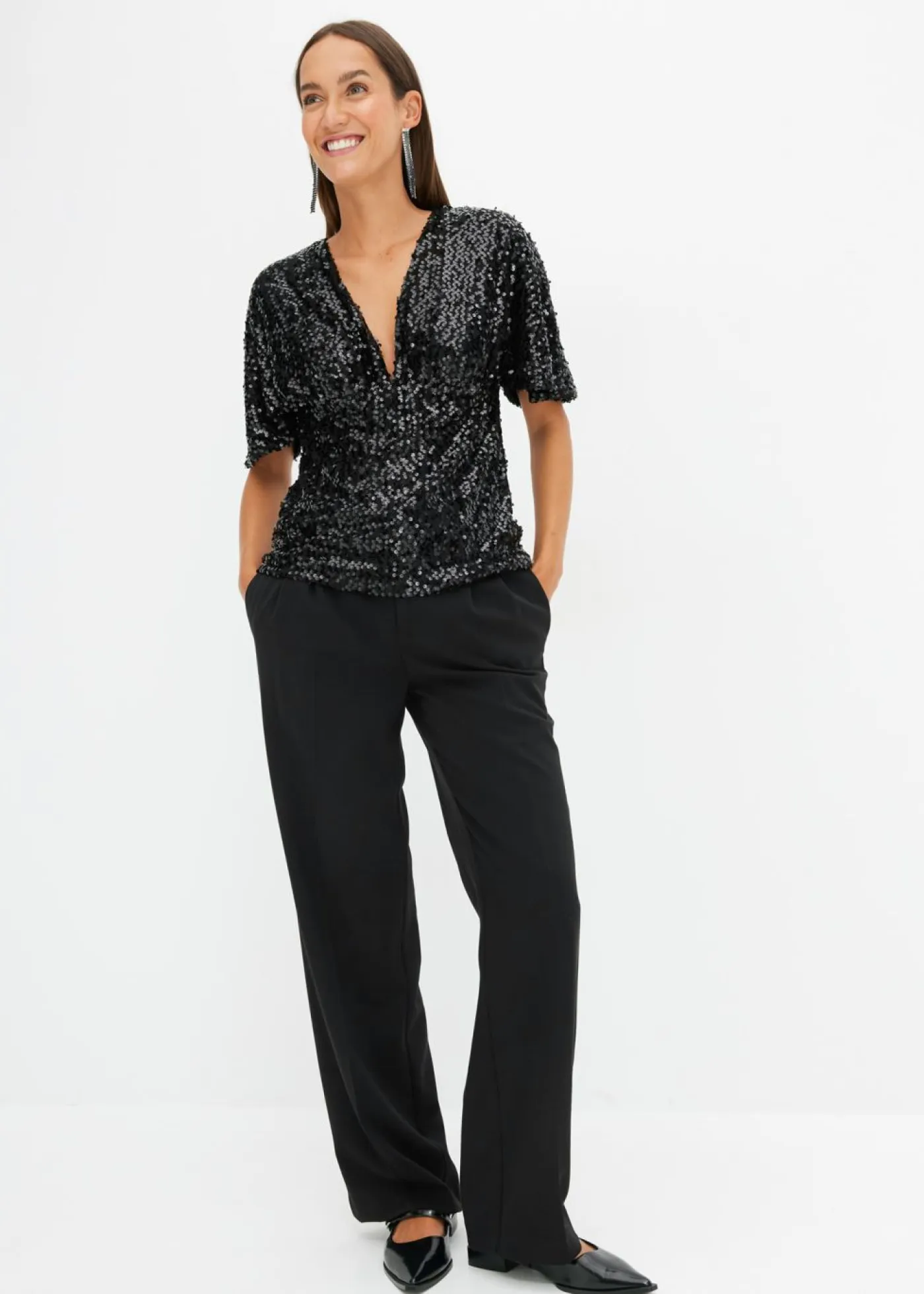 bonprix bonprix Camisetas>Camiseta Negro