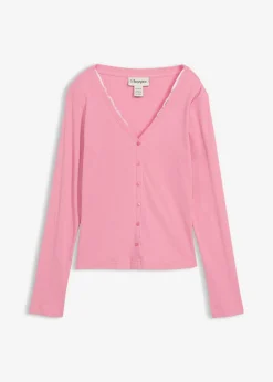 Mujer bonprix bonprix Camiseta 2 en 1 de algodón puro