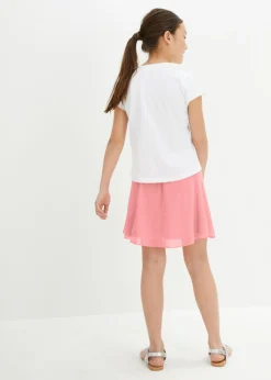 Niños bonprix bonprix Camiseta + falda (conjunto de 2 piezas)