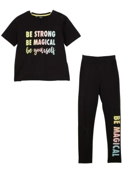 Niños bonprix bonprix Camiseta + leggings (2 piezas)