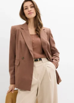 Mujer bonprix bonprix Camiseta acanalada de manga larga