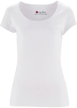 bonprix bonprix Básicos|Camisetas>Camiseta ajustada Blanco