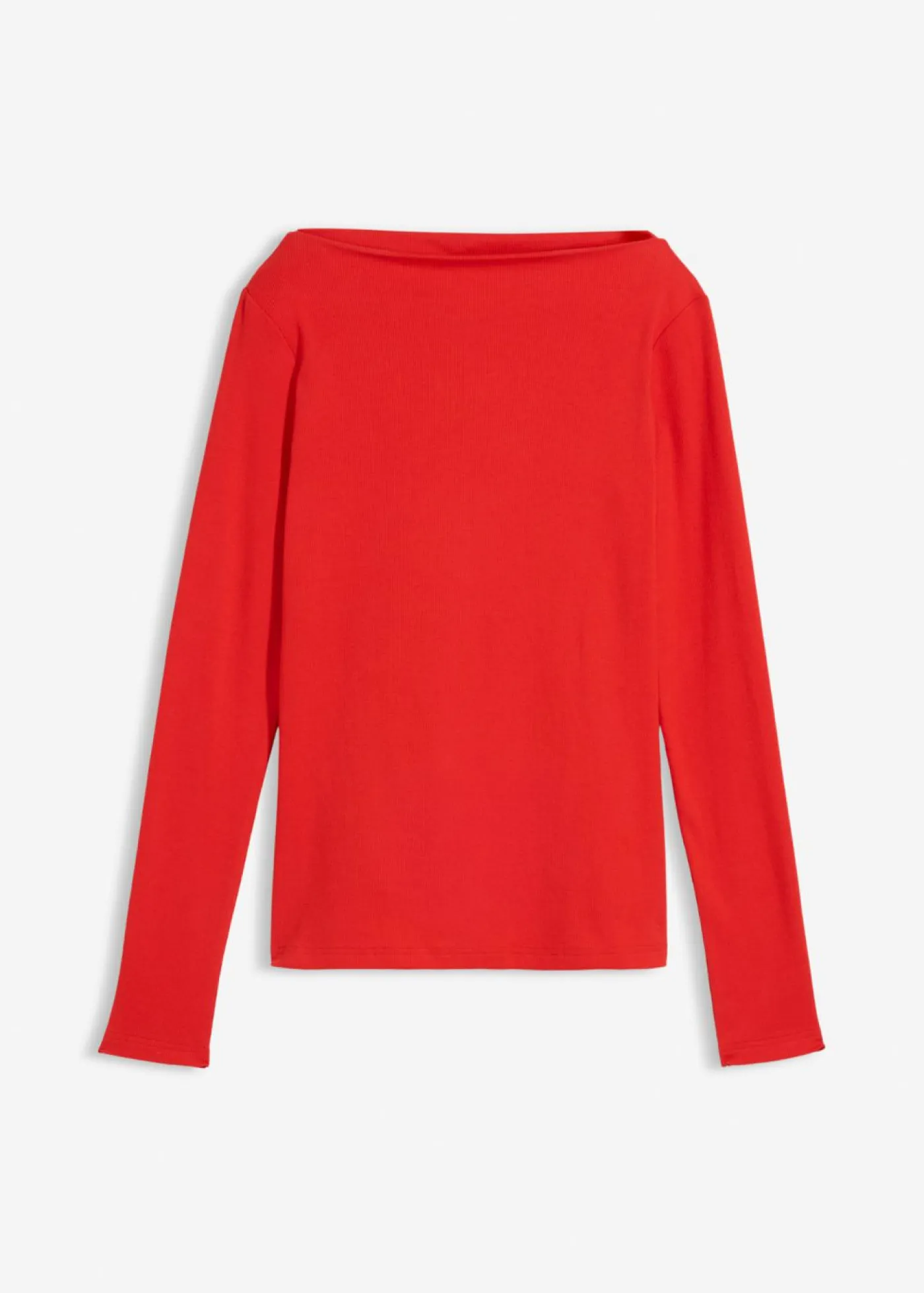 bonprix bonprix Básicos|Camisetas>Camiseta ajustada de canalé fresa