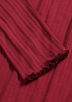 Mujer bonprix bonprix Camiseta ajustada de canalé