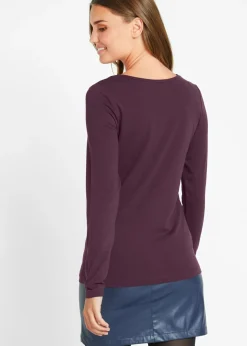 Mujer bonprix bonprix Camiseta ajustada de manga larga