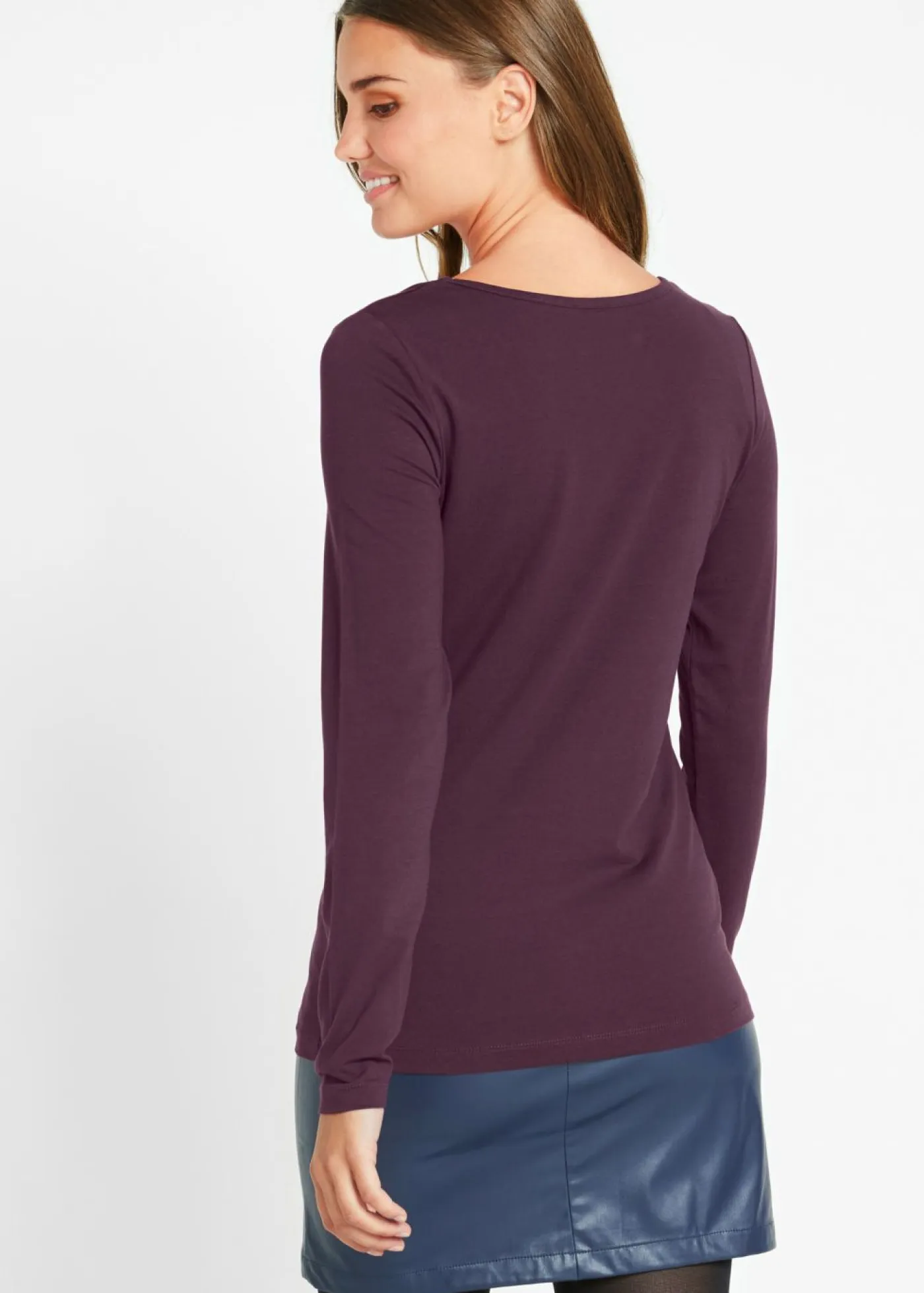 Mujer bonprix bonprix Camiseta ajustada de manga larga