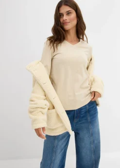 Mujer bonprix bonprix Camiseta ajustada de manga larga