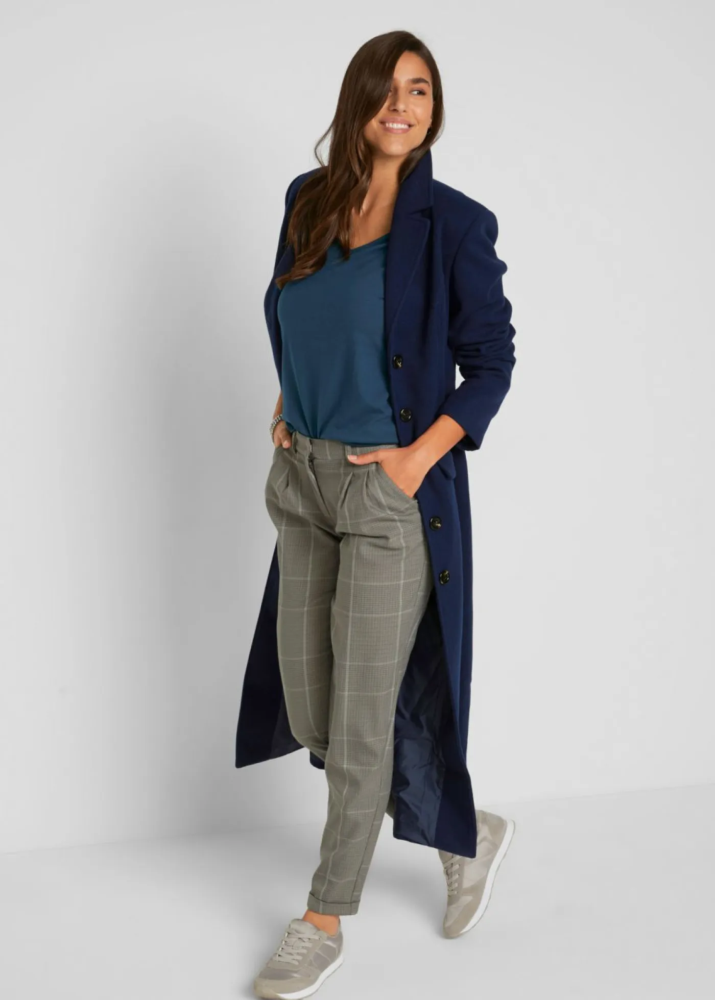 Mujer bonprix bonprix Camiseta ajustada de manga larga (2 unidades)