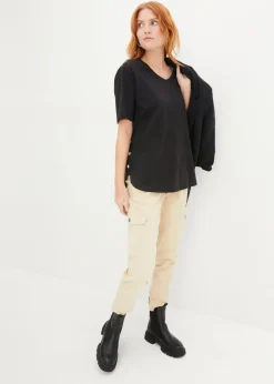 Mujer bonprix bonprix Camiseta ancha de algodón orgánico