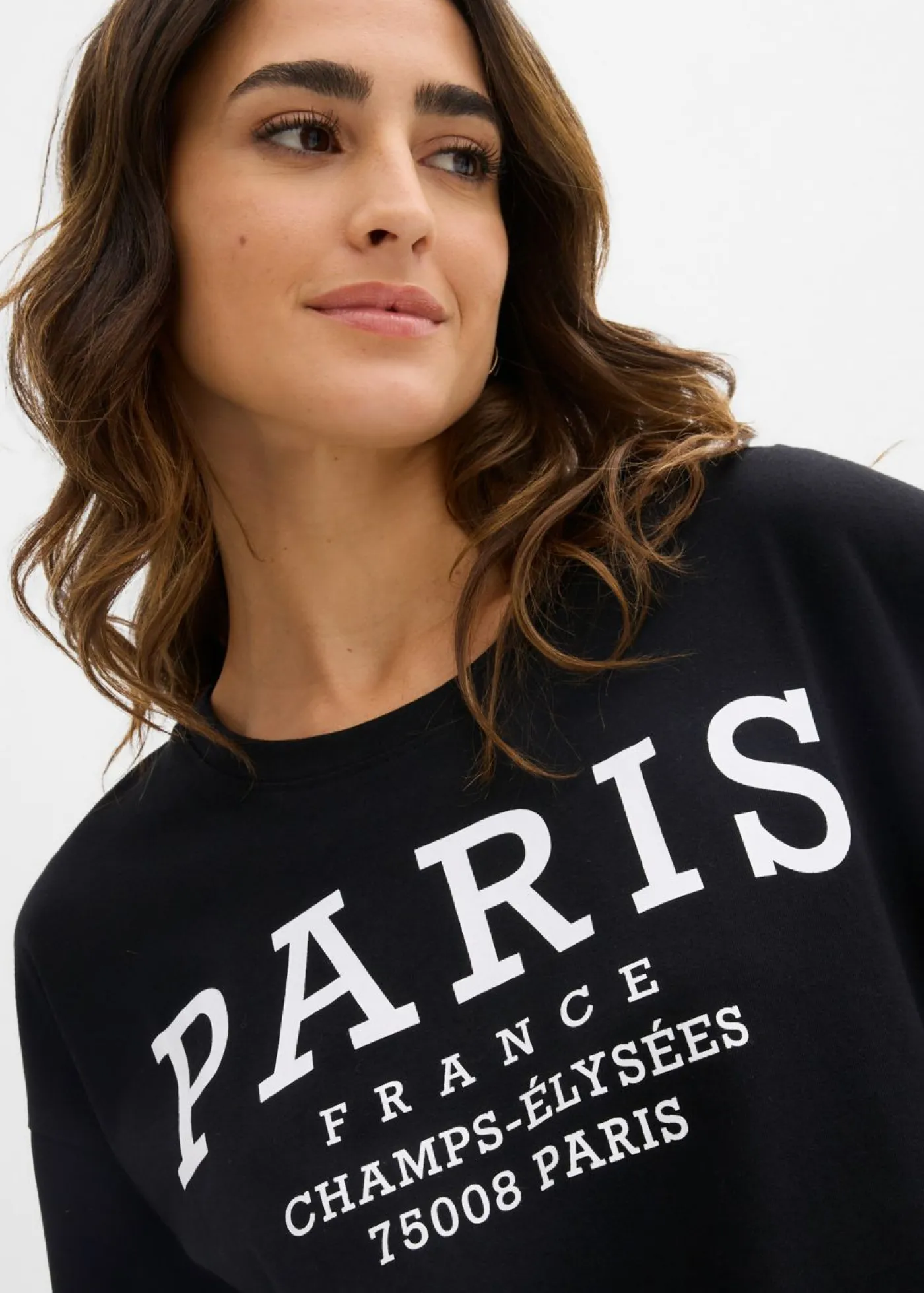 Mujer bonprix bonprix Camiseta ancha de algodón orgánico puro