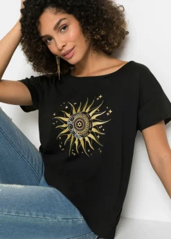 Mujer bonprix bonprix Camiseta con abertura