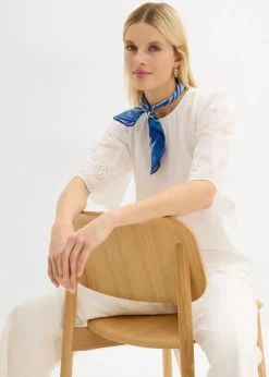 Mujer bonprix bonprix Camiseta con bordado calado