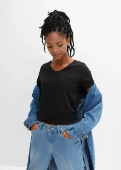 Mujer bonprix bonprix Camiseta con botones