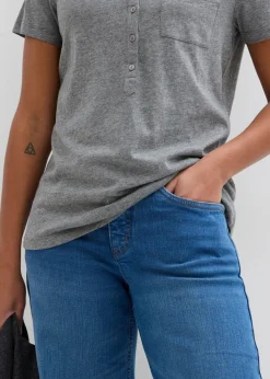 Mujer bonprix bonprix Camiseta con botones