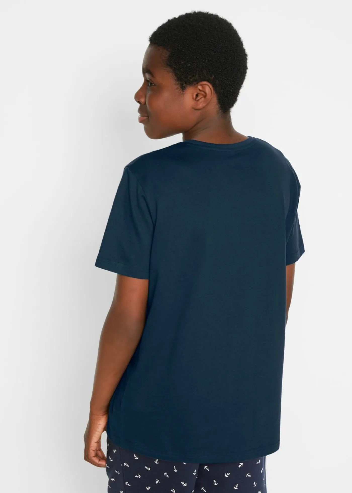 bonprix bonprix Ropa 9 A 16 Años·Camisetas>Camiseta con colores de moda Azul marino