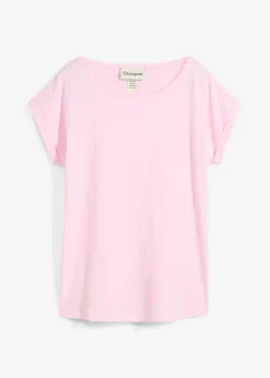 bonprix bonprix Premium|Camisetas>Camiseta con contenido de seda rosa cristal