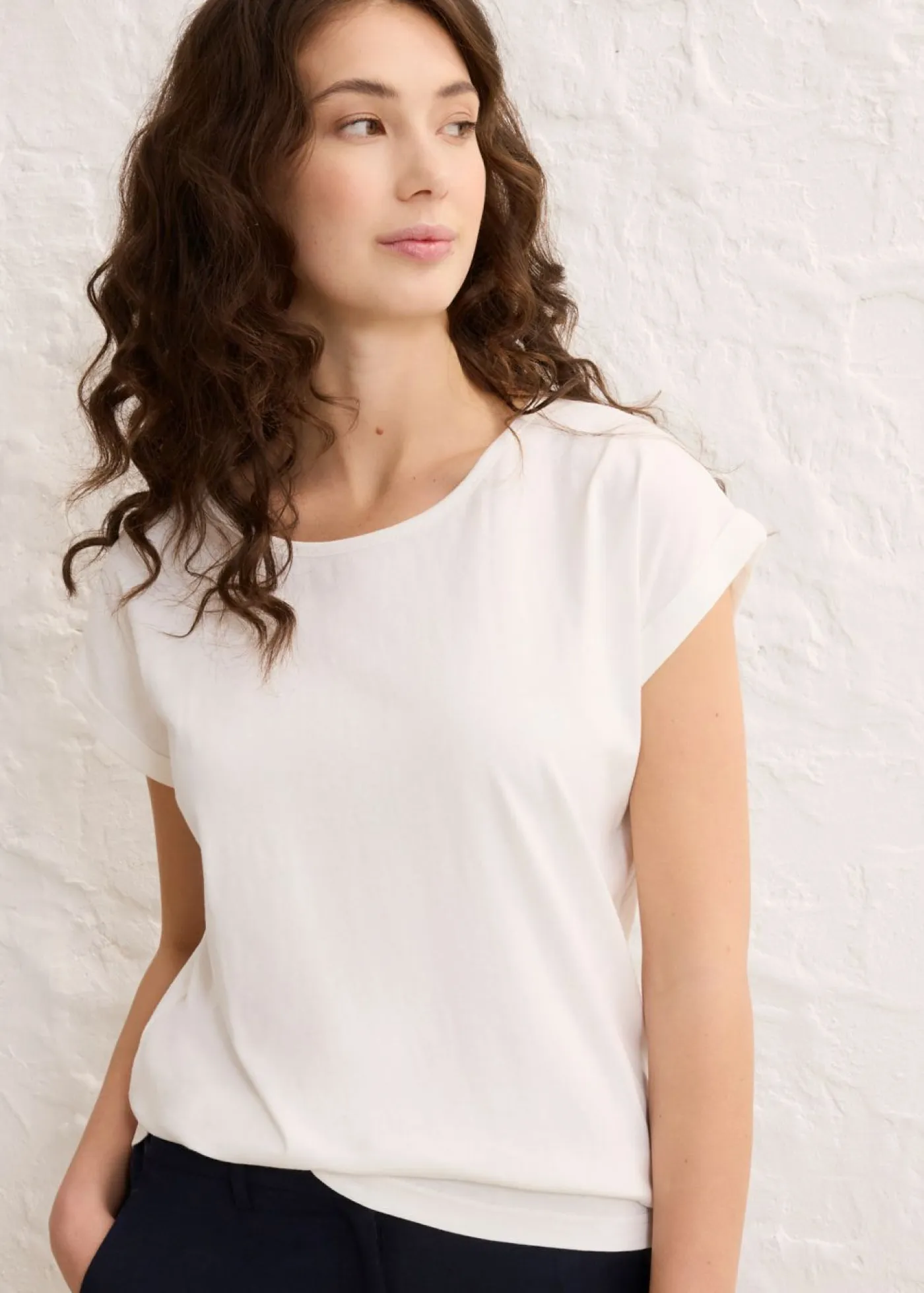 Mujer bonprix bonprix Camiseta con contenido de seda