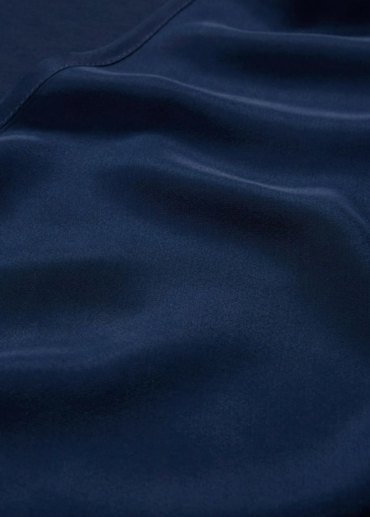 bonprix bonprix Premium|Camisetas>Camiseta con contenido de seda e inserto de tejido Azul marino