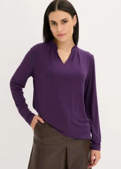 Mujer bonprix bonprix Camiseta con cuello alto
