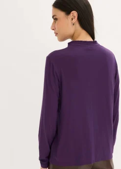 Mujer bonprix bonprix Camiseta con cuello alto