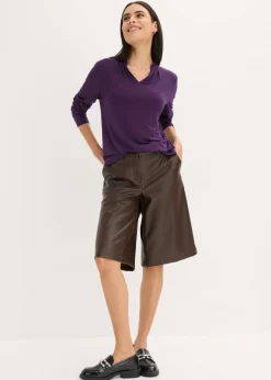 Mujer bonprix bonprix Camiseta con cuello alto