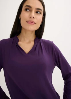 Mujer bonprix bonprix Camiseta con cuello alto