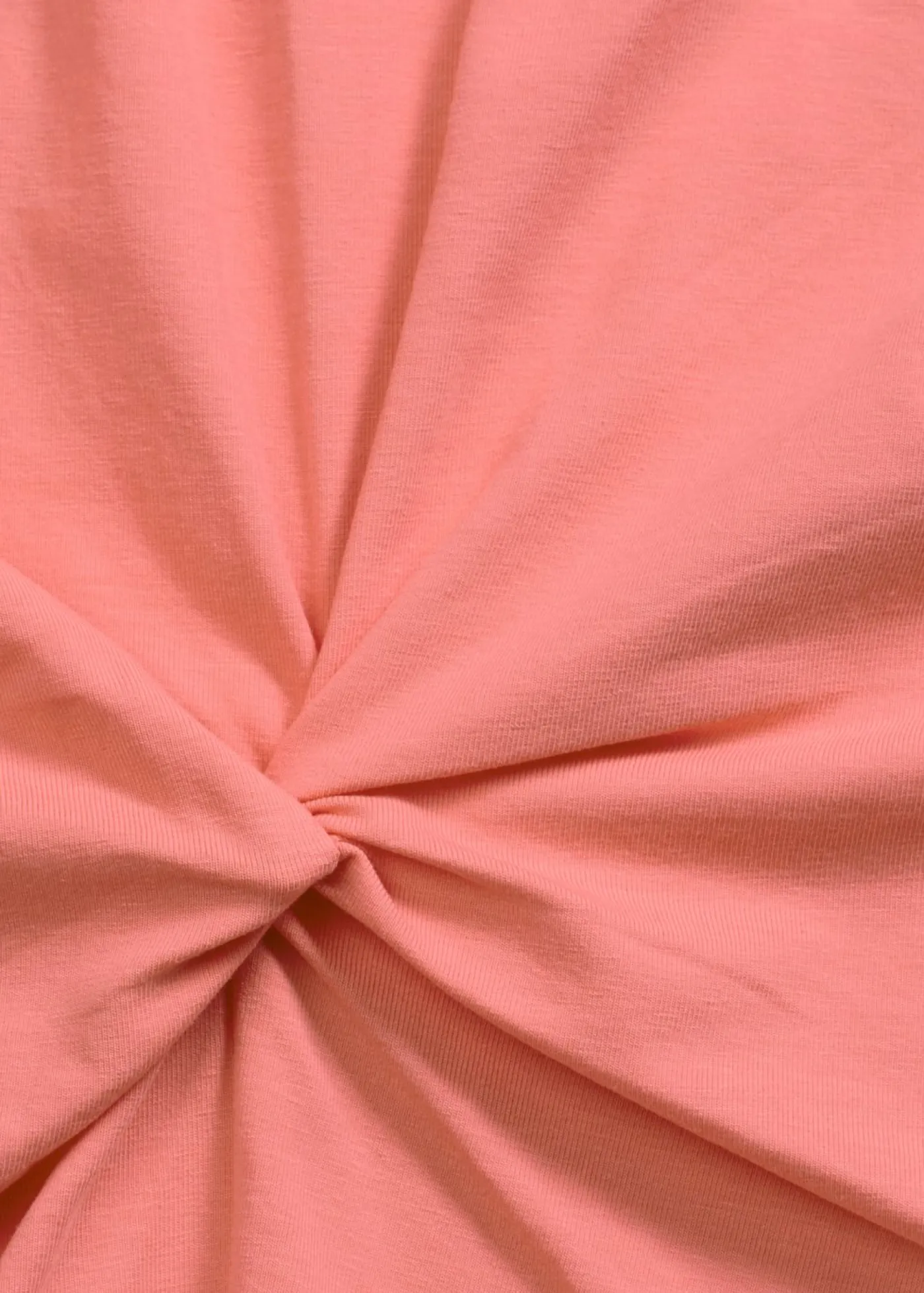 bonprix bonprix Camisetas>Camiseta con detalle de nudo Salmón claro