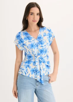 Mujer bonprix bonprix Camiseta con detalle de nudo