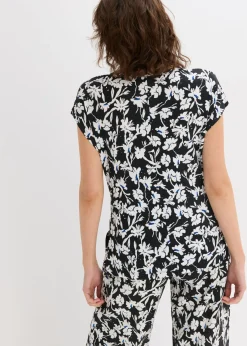 Mujer bonprix bonprix Camiseta con detalle de nudo