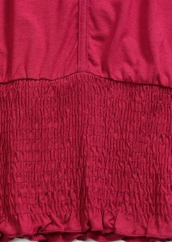 Mujer bonprix bonprix Camiseta con dobladillo de nido de abeja