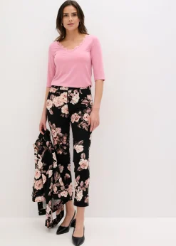 Mujer bonprix bonprix Camiseta con encaje