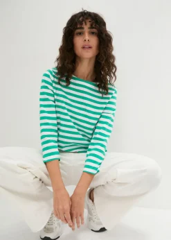 Mujer bonprix bonprix Camiseta con escote barco