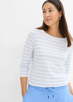 Mujer bonprix bonprix Camiseta con escote barco