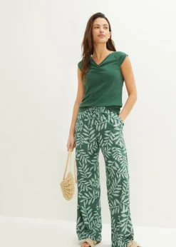 Mujer bonprix bonprix Camiseta con escote en V