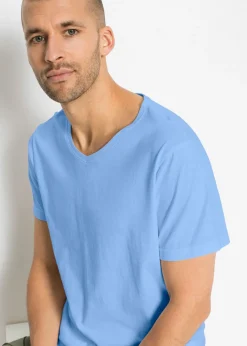 Hombre bonprix bonprix Camiseta con escote en V (5 unidades)