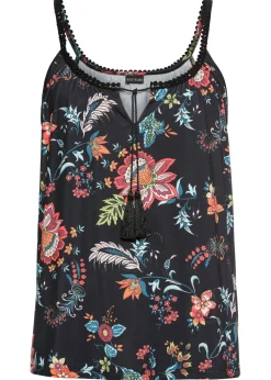 bonprix bonprix Camisetas>Camiseta con estampado Negro