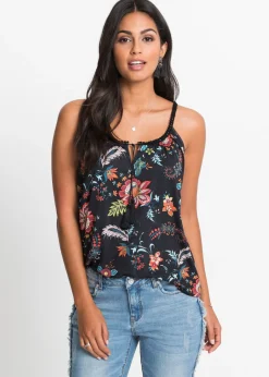 bonprix bonprix Camisetas>Camiseta con estampado Negro