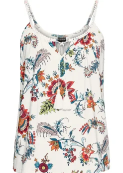 bonprix bonprix Camisetas>Camiseta con estampado crema suave