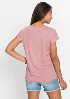 Mujer bonprix bonprix Camiseta con estampado brillante