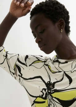 Mujer bonprix bonprix Camiseta con estampado de flores