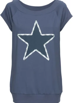 Mujer bonprix bonprix Camiseta con estampado de estrellas