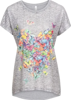 Mujer bonprix bonprix Camiseta con estampado de mariposa