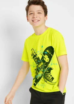 Niños bonprix bonprix Camiseta con estampado skater