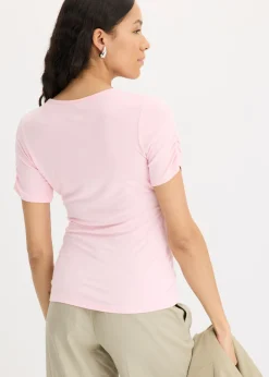 Mujer bonprix bonprix Camiseta con fruncido