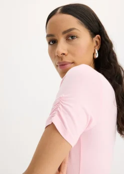Mujer bonprix bonprix Camiseta con fruncido