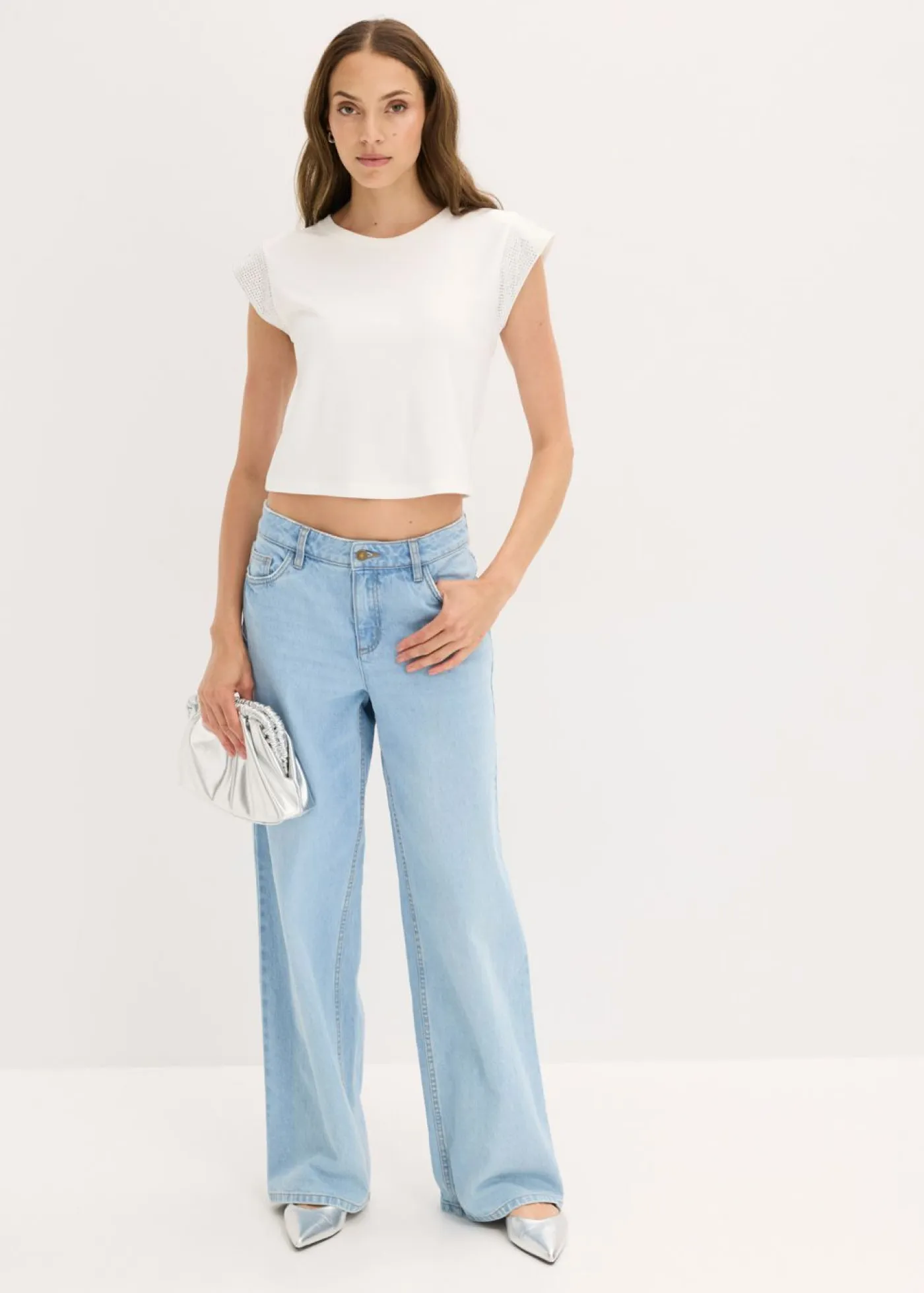 Mujer bonprix bonprix Camiseta con hombreras