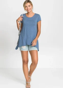 Mujer bonprix bonprix Camiseta con largo asimétrico