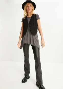 Mujer bonprix bonprix Camiseta con largo asimétrico