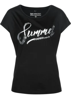 Mujer bonprix bonprix Camiseta con lentejuelas