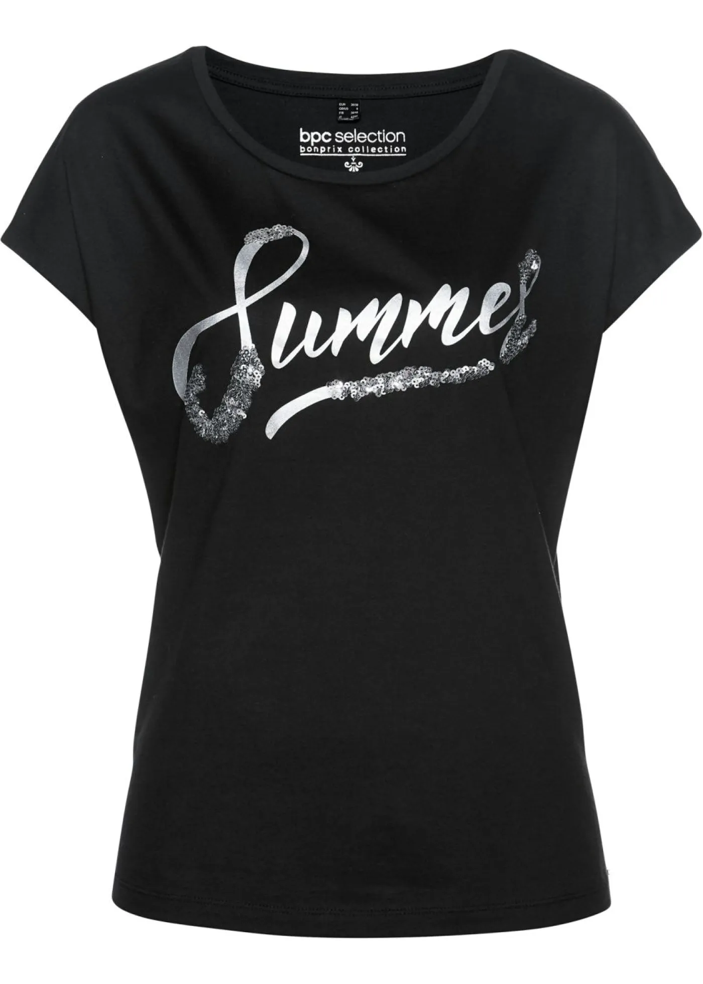 Mujer bonprix bonprix Camiseta con lentejuelas